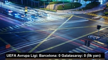 UEFA Avrupa Ligi: Barcelona: 0 Galatasaray: 0 (İlk yarı)