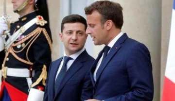 Ukrayna Devlet Başkanı Zelenskiy ve Fransa Cumhurbaşkanı Macron telefonda görüştü