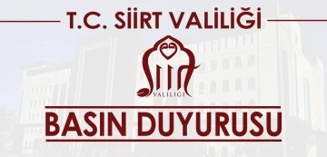 Valilik: Siirt’te Can ve Mal Kaybı Yaşanmadı