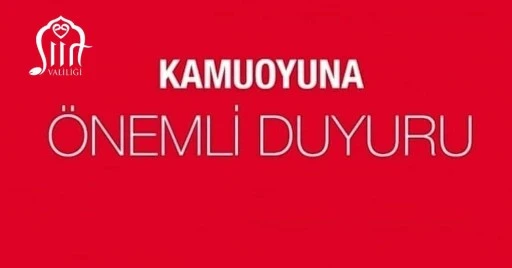Vatandaşlara Uyarı: Siirt'te Kontrollü Mühimmat Patlatması Yapılacak
