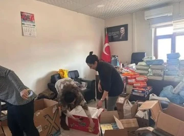 Yardımlar Gençlik Merkezinde toplanılıyor