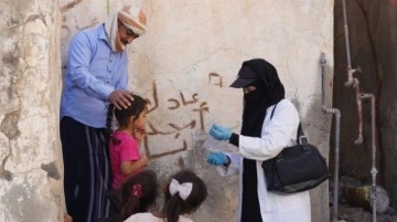 Yemen'in Taiz vilayetinde koleraya karşı aşı kampanyası