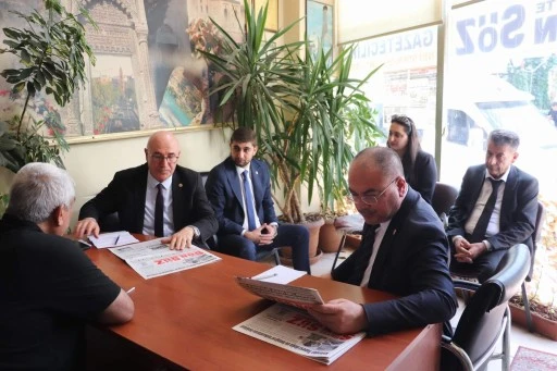 Yeni Parti'den gazetemize ziyaret