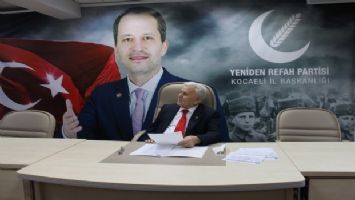 Yeniden Refah Partisi Kocaeli&#039;nden mektup göndermesi