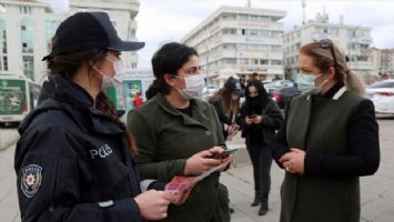 Yozgat&#039;ta kadınlara KADES tanıtıldı