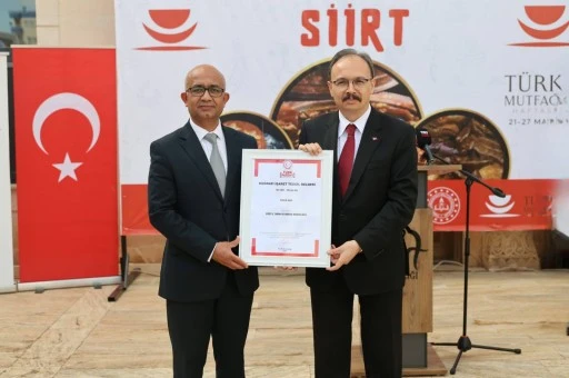 Zivzik Narı Siirt&rsquo;in 14. Tescilli Lezzeti Oldu