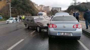 Zonguldak&#039;ta trafiği felç eden kaza